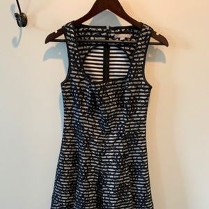 Banana Rebublic Fit and Flare lace cocktail dress